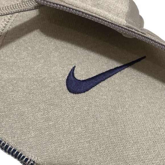 Women’s Nike Therma-Fit 1/2 Zip Hoodie Sweatshirt Gray Blue Ladies Size Medium - Picture 4 of 10